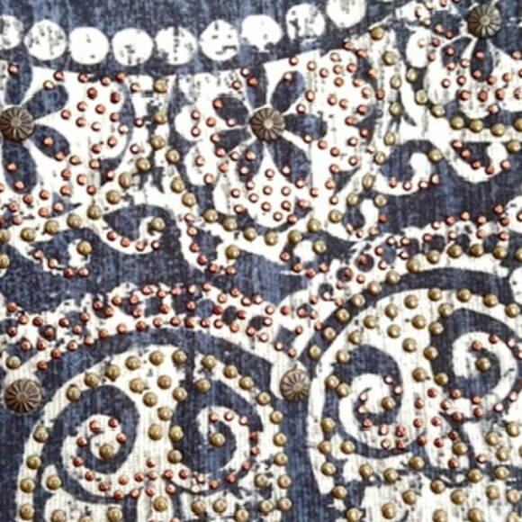 One World Womens Top, Flutter Sleeves, Plus Size 1X - Picture 3 of 7